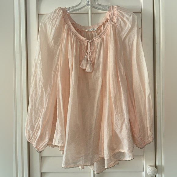 Spell of the Gypsies Honey Blouse in Peach Size Medium - Picture 5 of 9